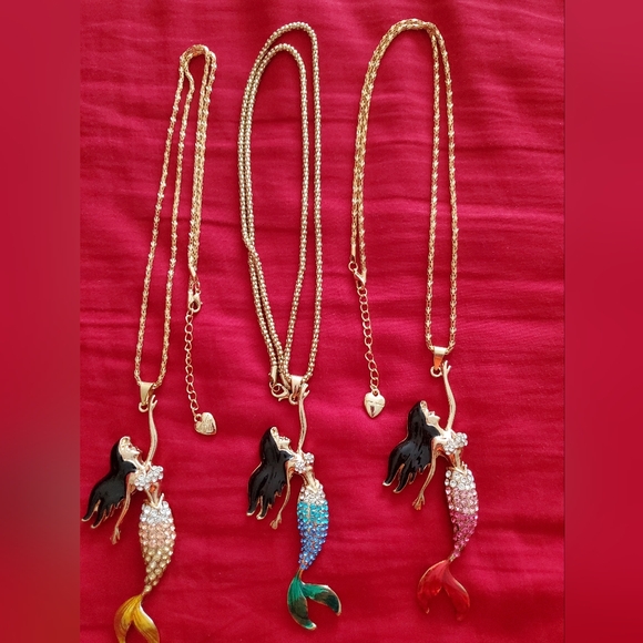 Betsey Johnson Jewelry Necklaces Hearts, Mermaids, Dragonflies, Airplanes, Stars - Picture 13 of 13